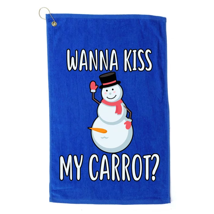 Wanna Kiss My Carrot? Platinum Collection Golf Towel