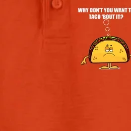 Wanna Taco Bout It Nacho Friend Dry Zone Grid Performance Polo