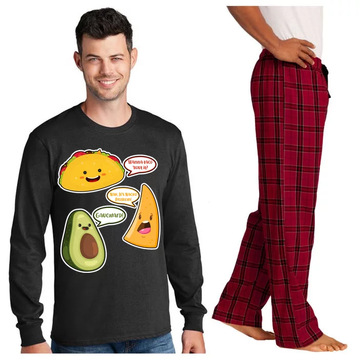 Wanna Taco Bout It Nacho Preoblem Gaucward Long Sleeve Pajama Set