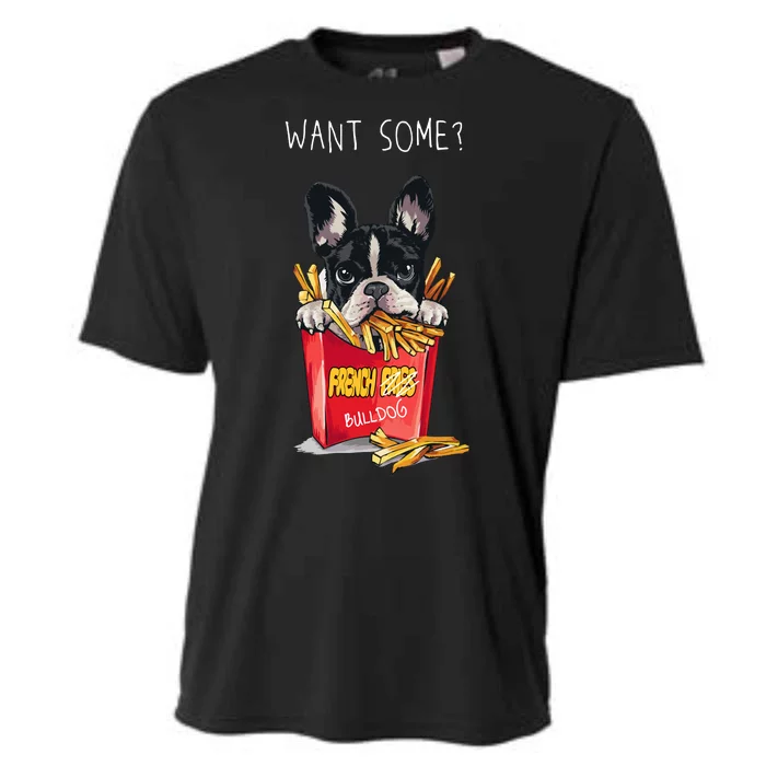 Want Some French Bulldog Cooling Performance Crew T-Shirt