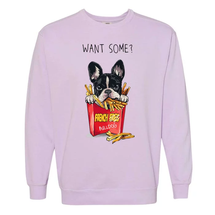 Want Some French Bulldog Garment-Dyed Sweatshirt