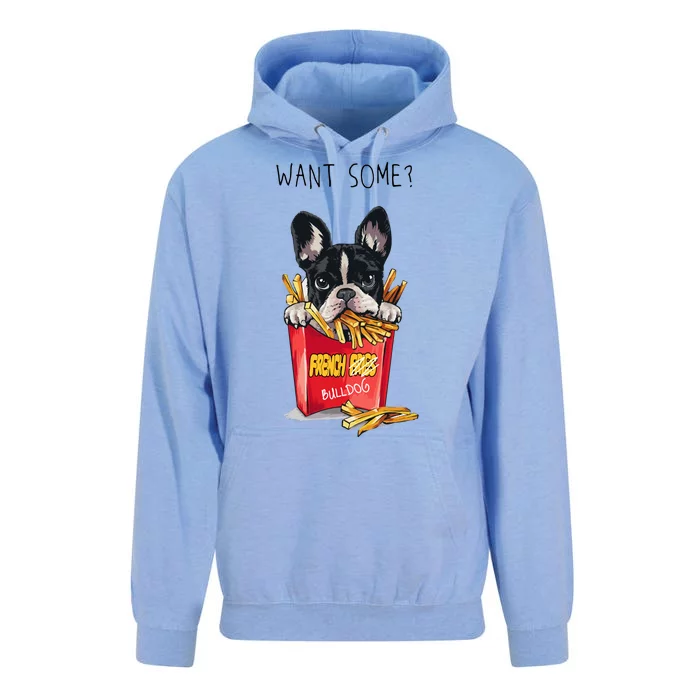 Want Some French Bulldog Unisex Surf Hoodie