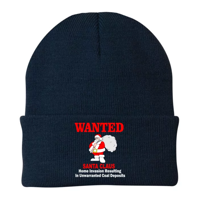 Wanted Santa Claus Home Invasion Knit Cap Winter Beanie