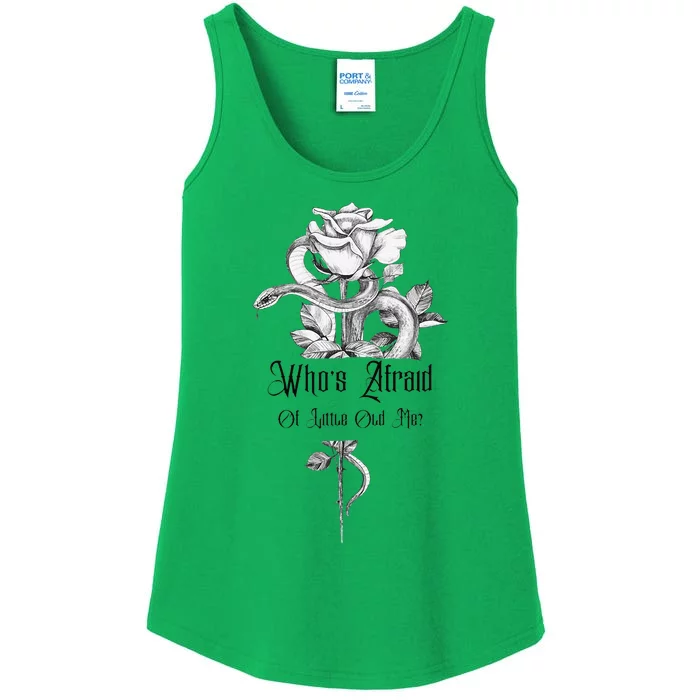 WhoS Afraid Of Little Old Me Snake Cool Confident Ladies Essential Tank