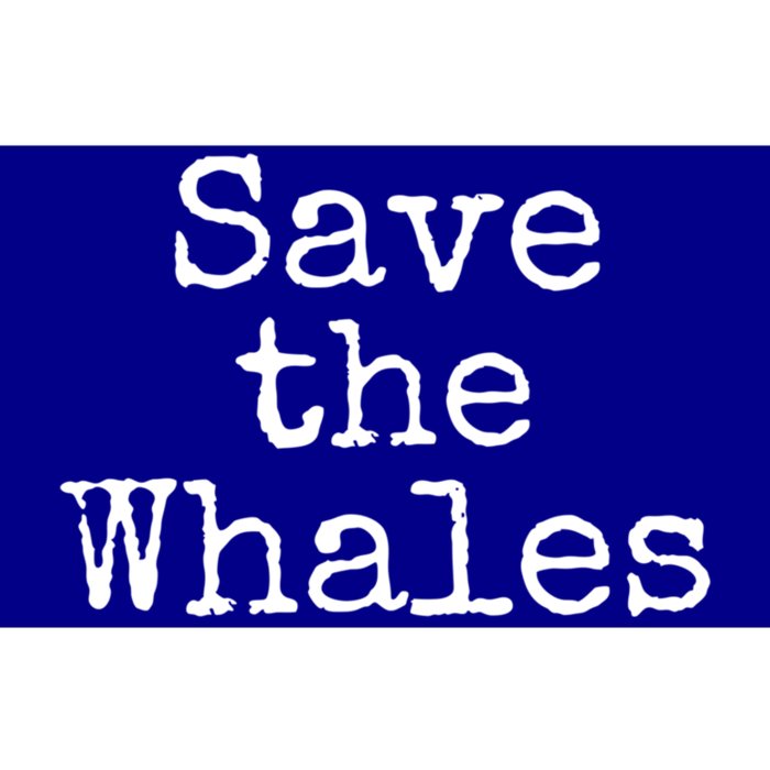 Whale Animal Ocean Conservation Quote Gift Save The Whales Cute Gift Bumper Sticker