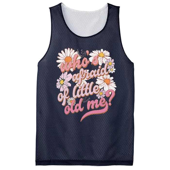 WhoS Afraid Of Little Funny Old Me Mesh Reversible Basketball Jersey Tank