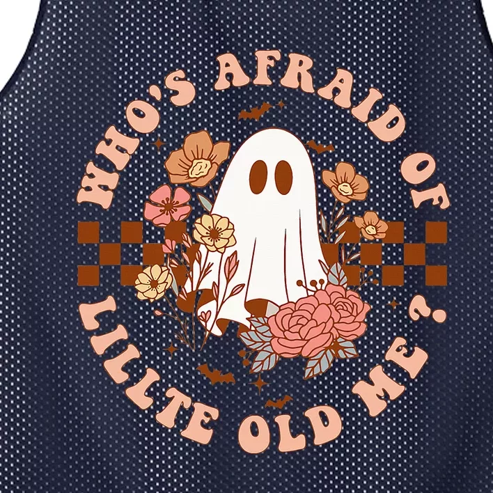 Whos Afraid Of Little Funny Old Me Mesh Reversible Basketball Jersey Tank