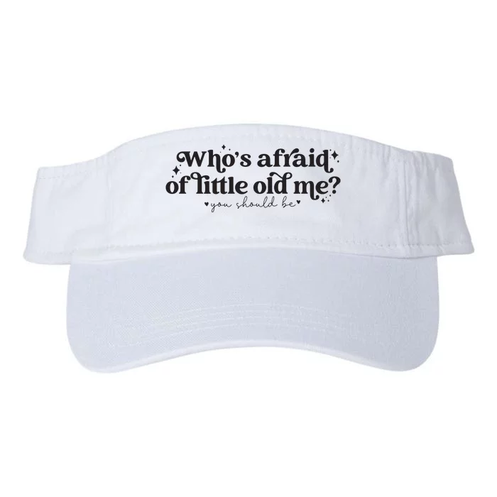 WhoS Afraid Of Little Old Me Valucap Bio-Washed Visor