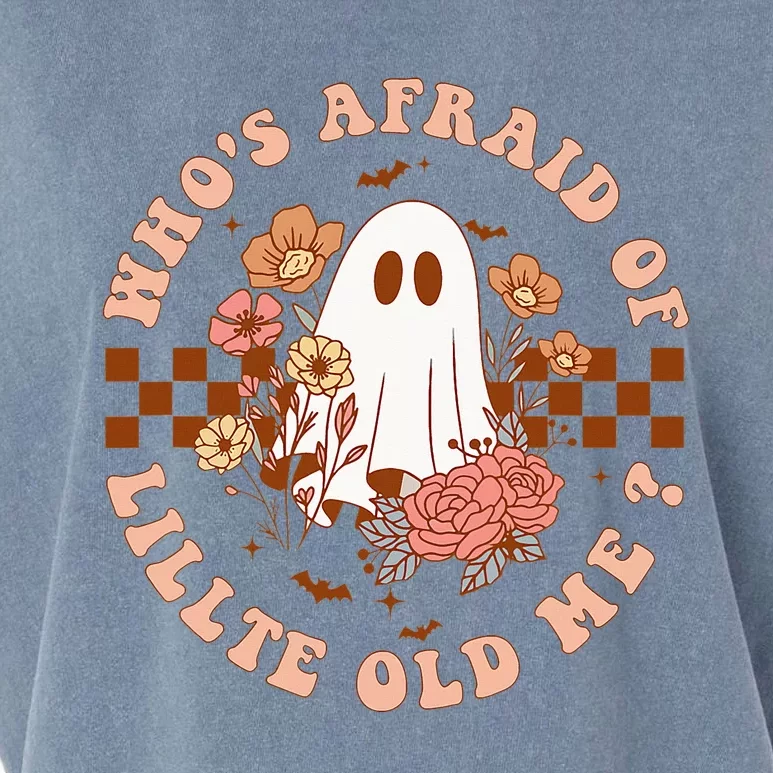 WhoS Afraid Of Little Funny Old Me Garment-Dyed Women's Muscle Tee