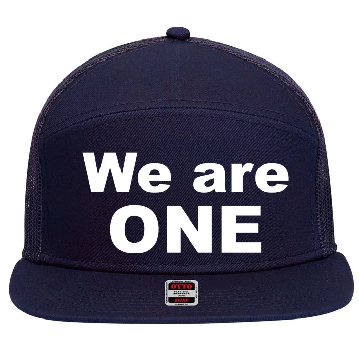 We Are One Equality 7 Panel Mesh Trucker Snapback Hat