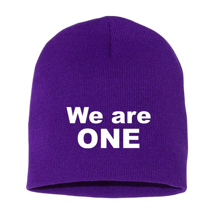 We Are One Equality Short Acrylic Beanie