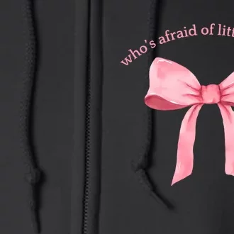 Whos Afraid Of Little Old Me Bow Tie Ttpd Full Zip Hoodie