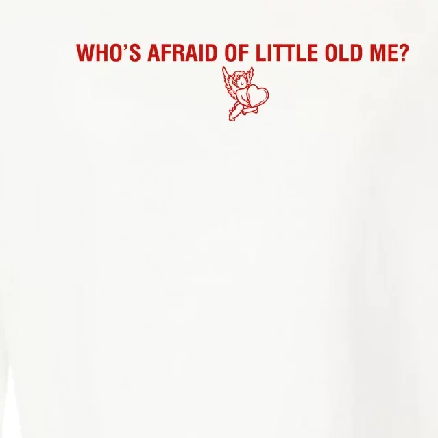 Whos Afraid Of Little Old Me Cupid Ttpd Cropped Pullover Crew