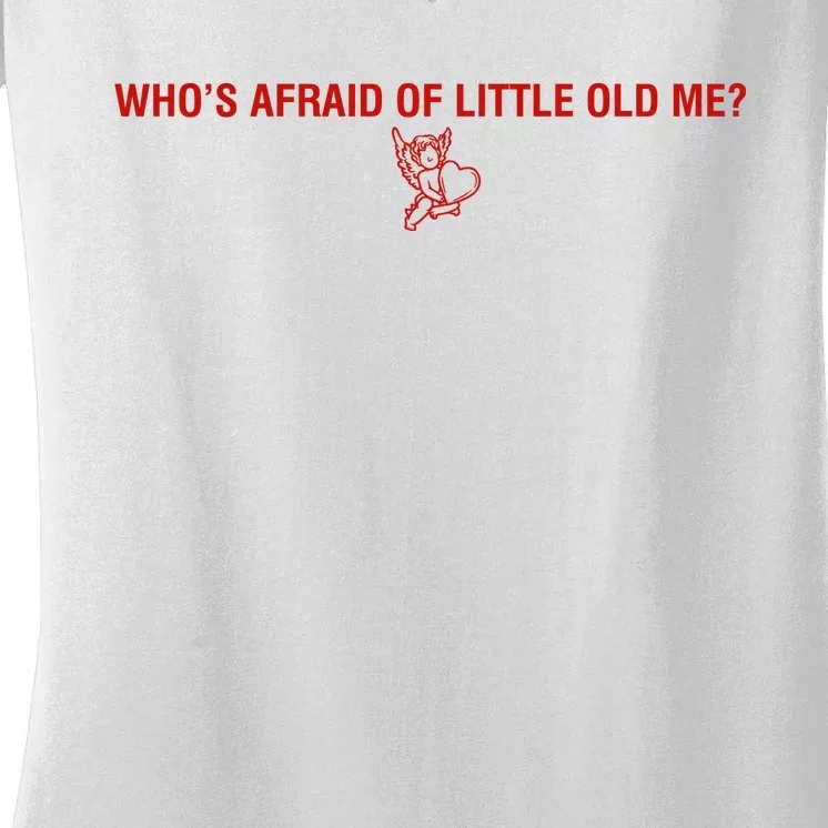 Whos Afraid Of Little Old Me Cupid Ttpd Women's V-Neck T-Shirt