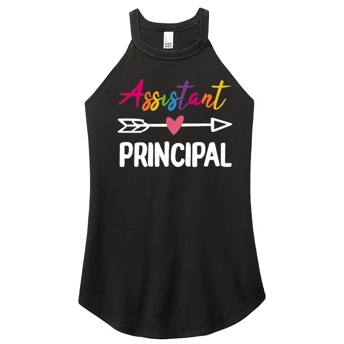 Wo Assistant Principal Appreciation Week Back To School Women’s Perfect Tri Rocker Tank