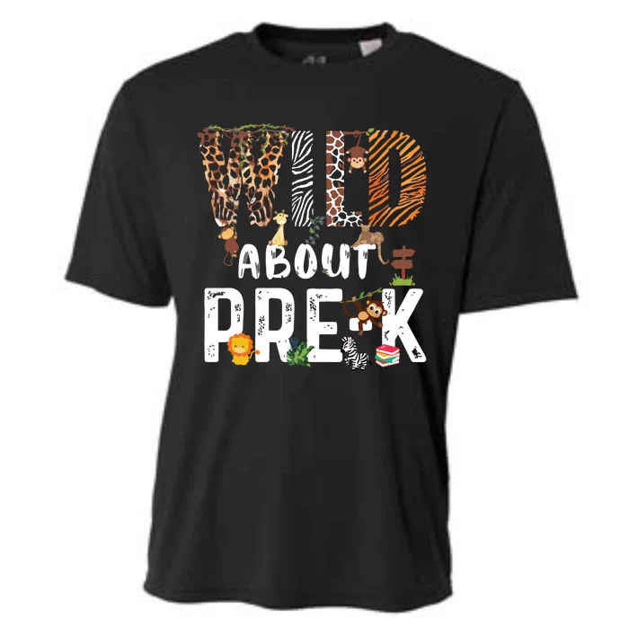 Wild About Prek Safari Jungle Back To School Cooling Performance Crew T-Shirt