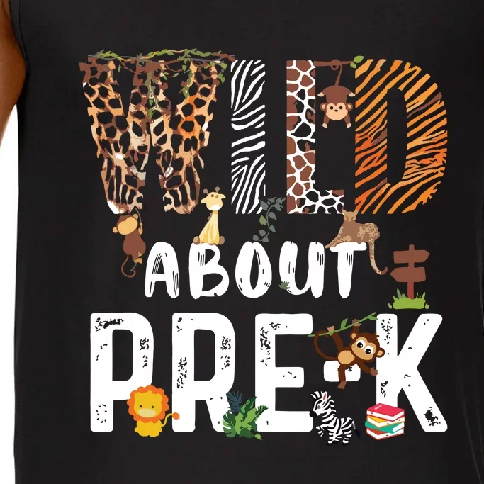 Wild About Prek Safari Jungle Back To School Comfort Colors® Tank Top