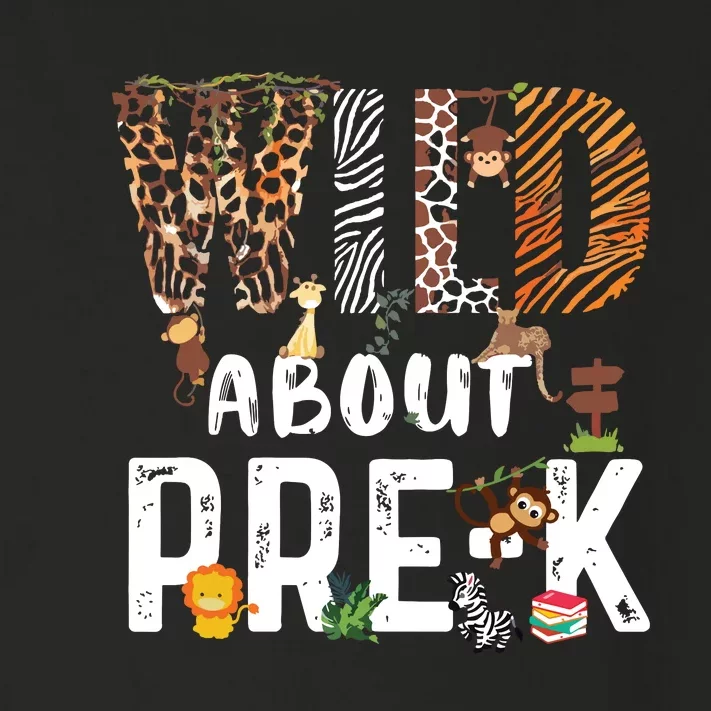 Wild About Prek Safari Jungle Back To School Toddler Long Sleeve Shirt