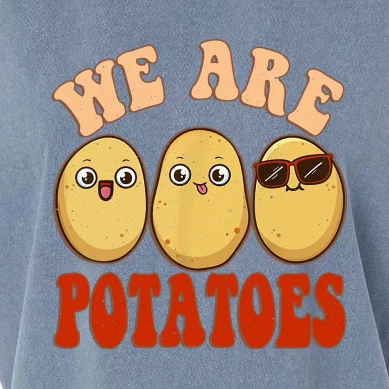 We Are Potatoes Root Vegetable Vegan Lover Keto Garment-Dyed Women's Muscle Tee