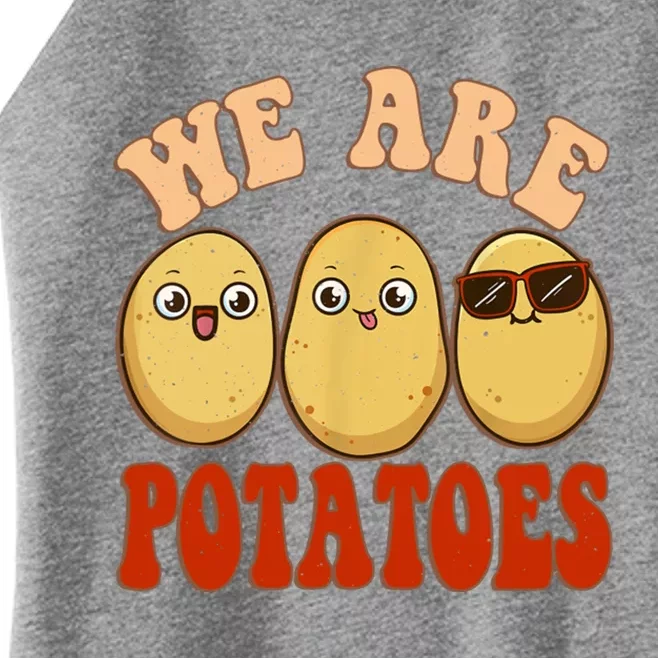 We Are Potatoes Root Vegetable Vegan Lover Keto Women’s Perfect Tri Rocker Tank