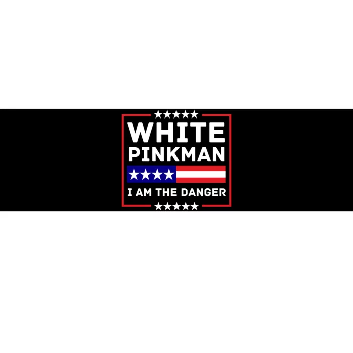 White And Pinkman I Am The Danger Bumper Sticker