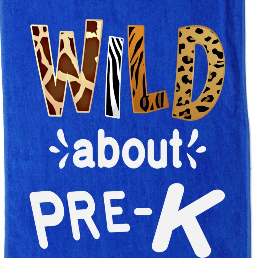 Wild About Pregiftk Teacher Student First Day Of Kindergarten Gift Platinum Collection Golf Towel