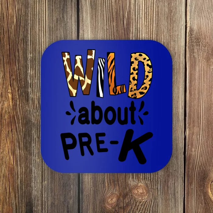 Wild About Prefunny Giftk Teacher Student First Day Of Kindergarten Gift Coaster