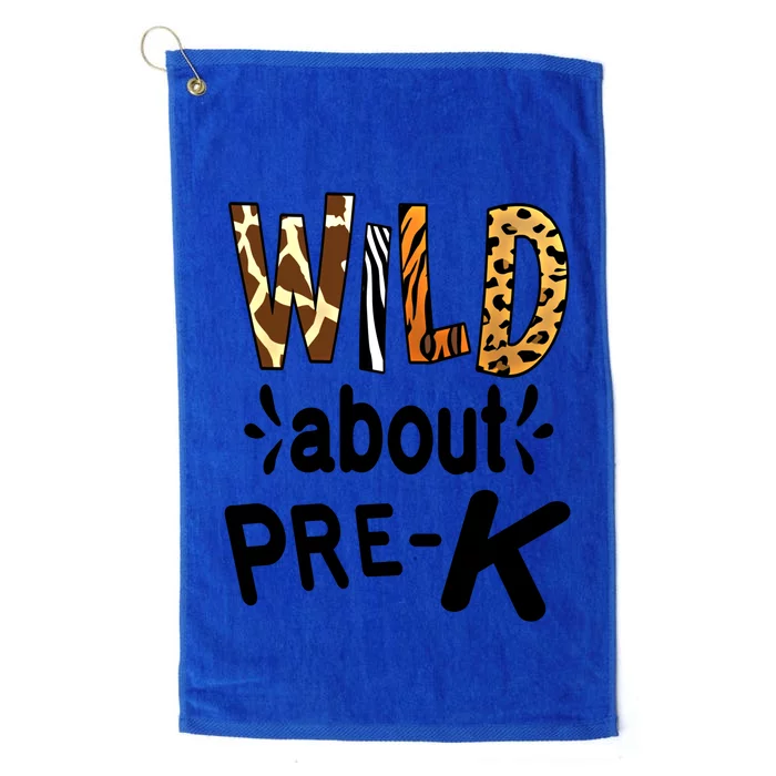 Wild About Prefunny Giftk Teacher Student First Day Of Kindergarten Gift Platinum Collection Golf Towel