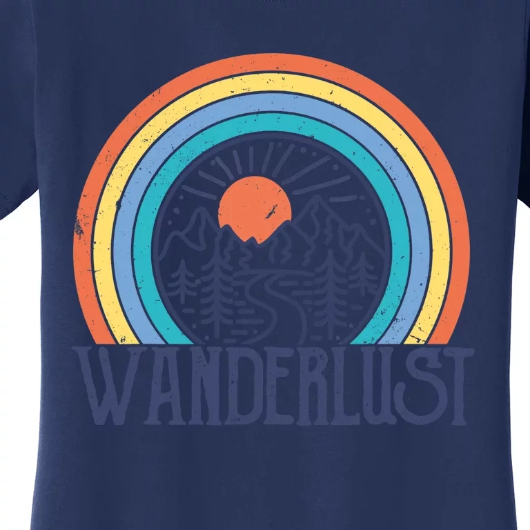 Wander-lust Adventure Road Trip Vacation Travelling Tee Women's T-Shirt