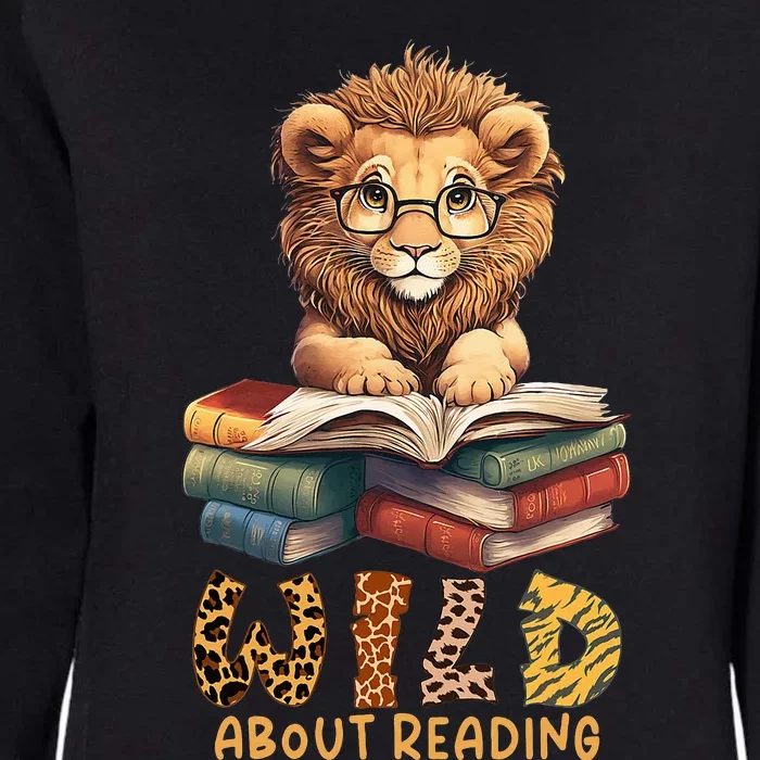 Wild about reading, reading Books And Bookworm Library day Womens California Wash Sweatshirt