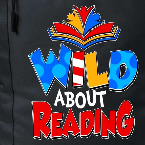 Wild About Reading Book Lover Reading Fan Daily Commute Backpack