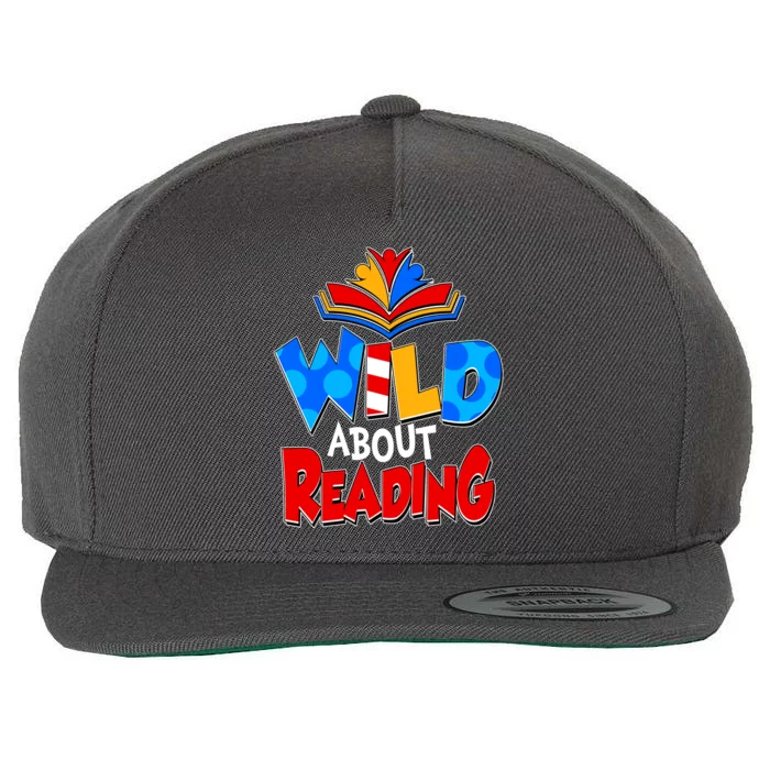 Wild About Reading Book Lover Reading Fan Wool Snapback Cap