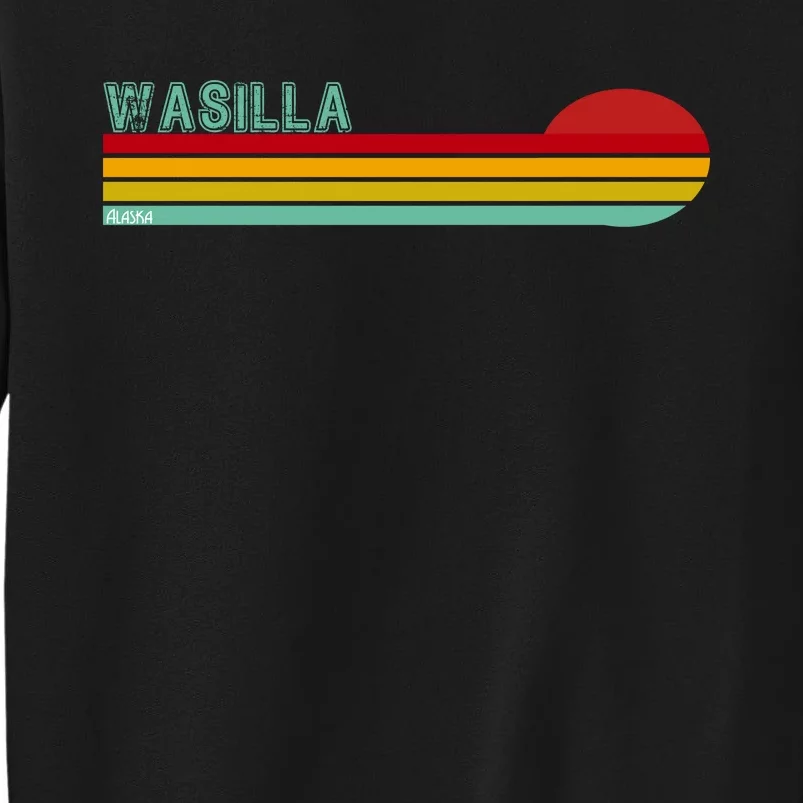 Wasilla Alaska Retro Sunset Sweatshirt