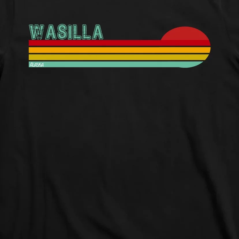 Wasilla Alaska Retro Sunset T-Shirt