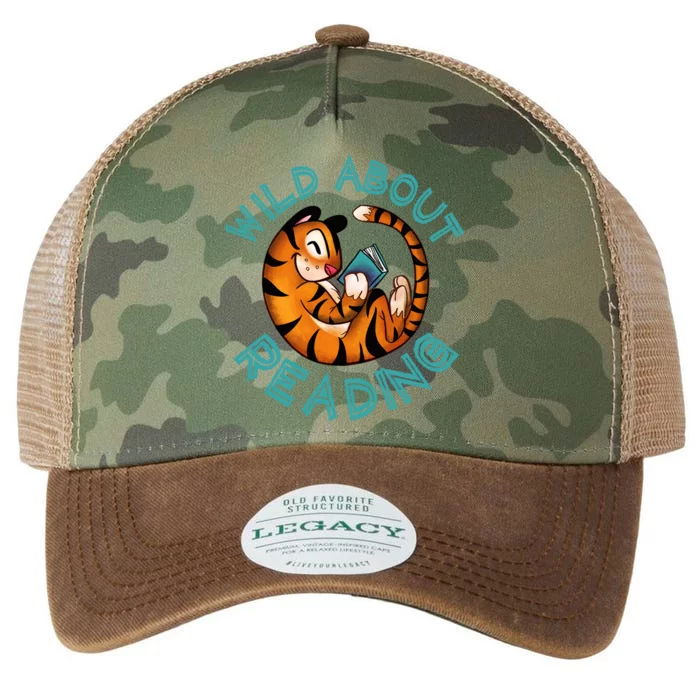 Wild About Reading Tiger Legacy Tie Dye Trucker Hat