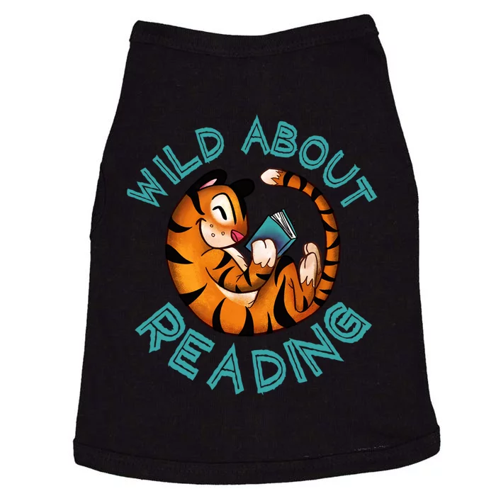 Wild About Reading Tiger Doggie Tank