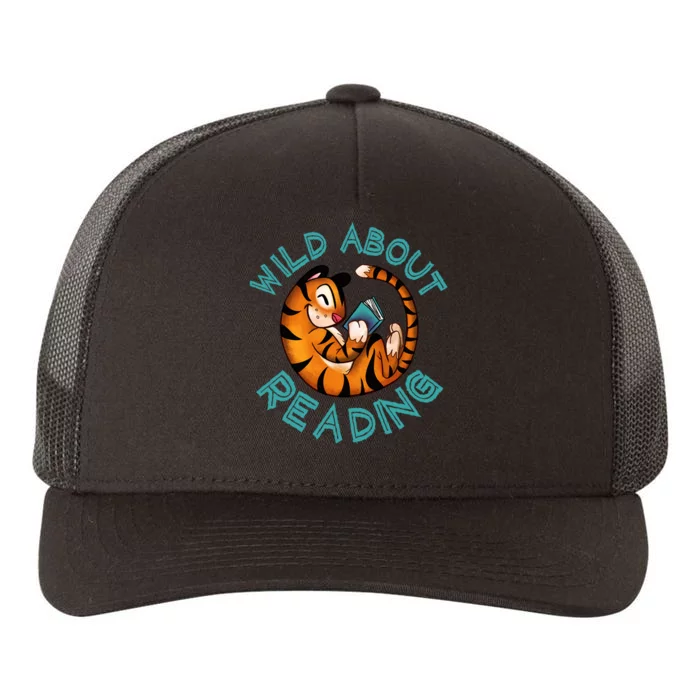 Wild About Reading Tiger Yupoong Adult 5-Panel Trucker Hat