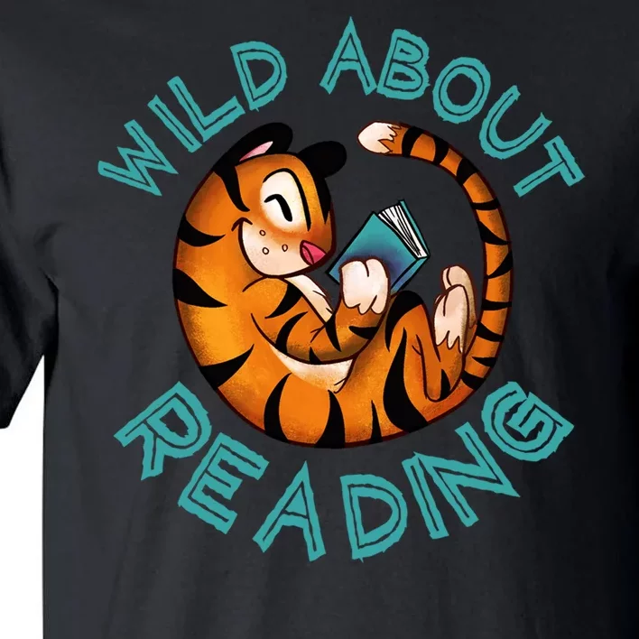 Wild About Reading Tiger Tall T-Shirt