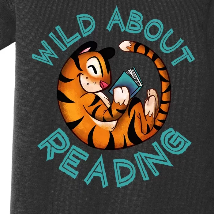 Wild About Reading Tiger Baby Bodysuit