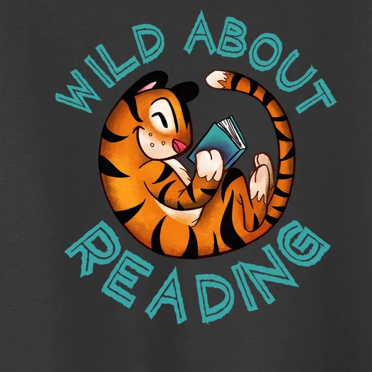 Wild About Reading Tiger Toddler T-Shirt