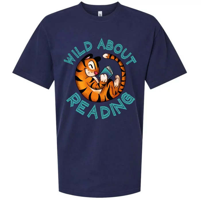 Wild About Reading Tiger Sueded Cloud Jersey T-Shirt