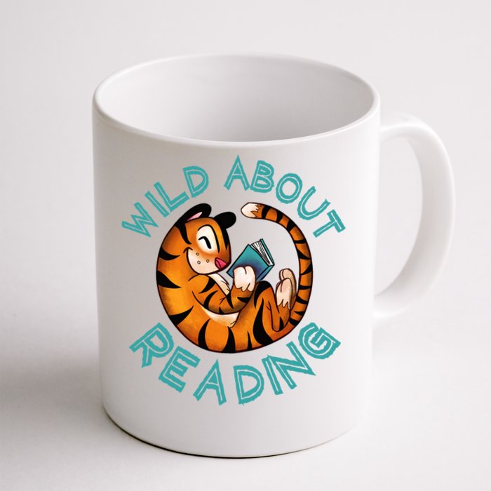 Wild About Reading Tiger Front & Back Coffee Mug