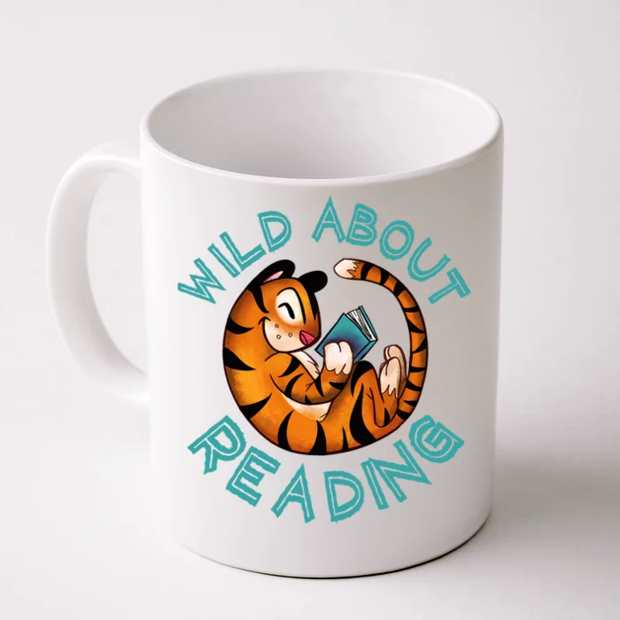 Wild About Reading Tiger Front & Back Coffee Mug