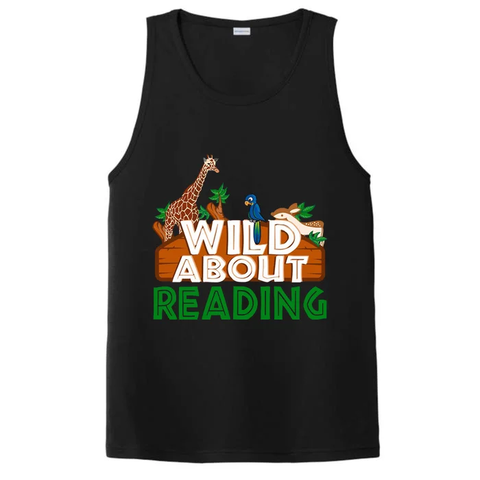 Wild About Reading Animals Performance Tank