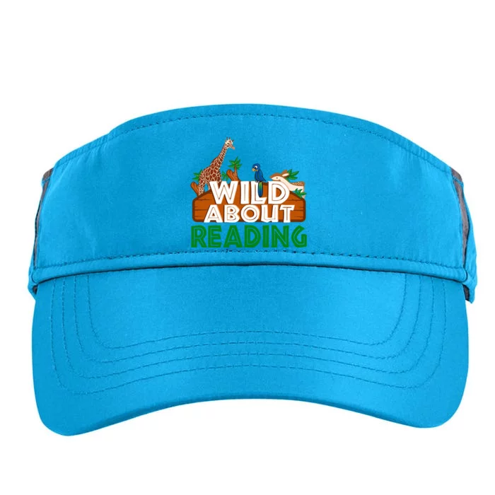 Wild About Reading Animals Adult Drive Performance Visor