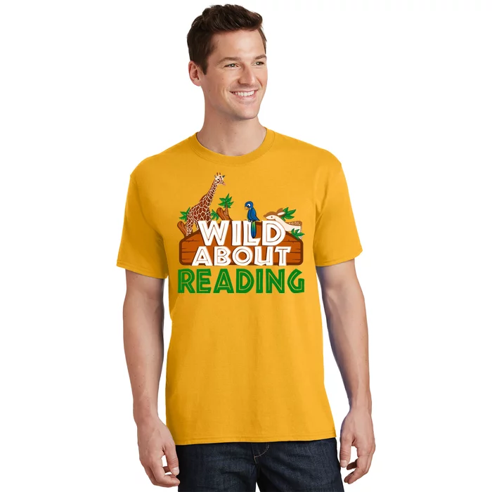 Wild About Reading Animals T-Shirt