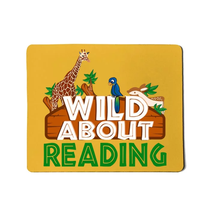 Wild About Reading Animals Mousepad