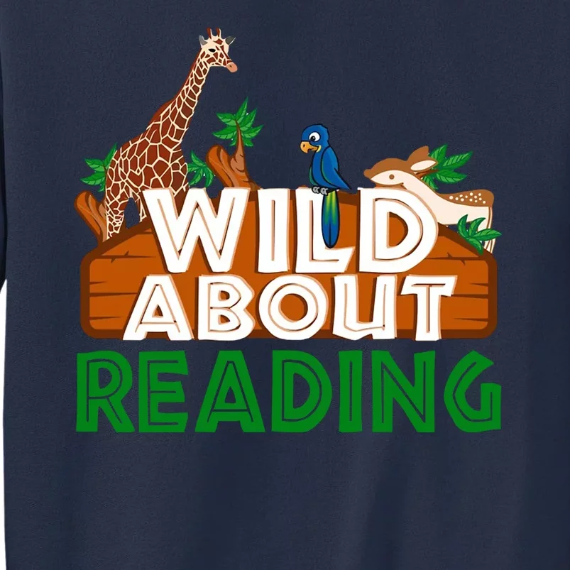 Wild About Reading Animals Sweatshirt