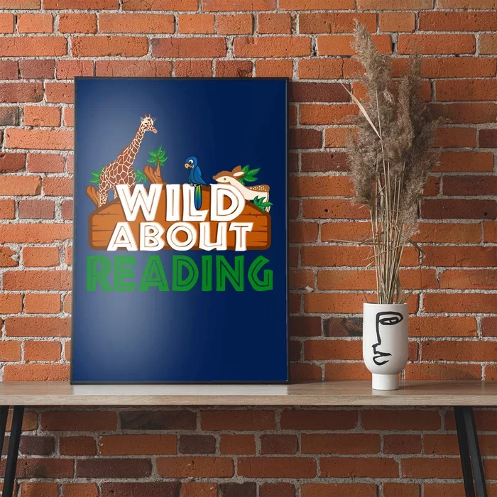 Wild About Reading Animals Poster