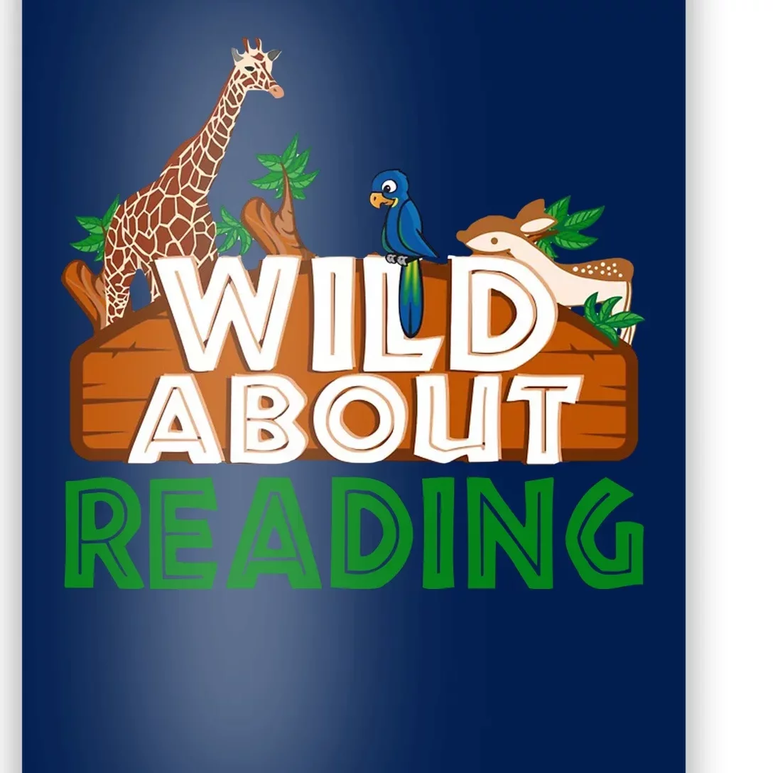 Wild About Reading Animals Poster